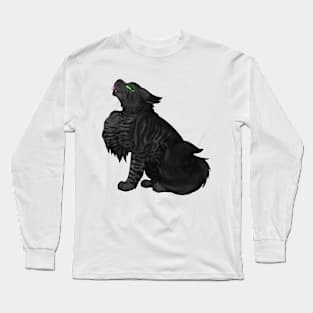 Black Tabby Longhair Long Sleeve T-Shirt